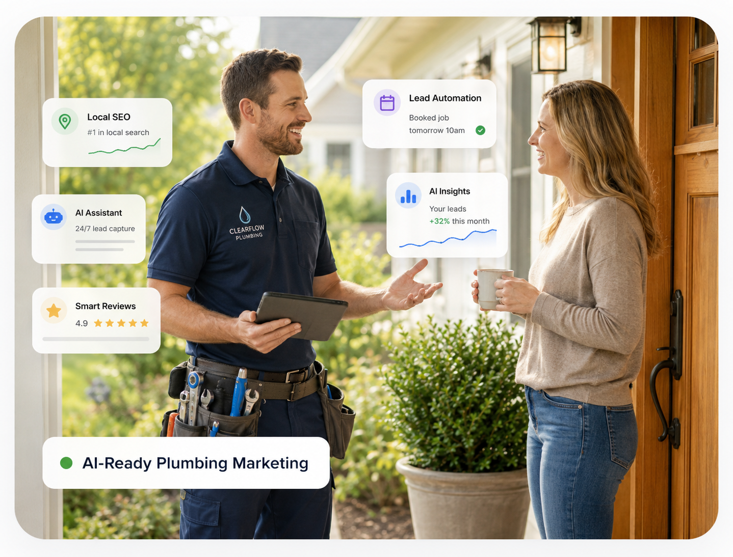 AI-ready plumbing marketing by Kihan Marketing